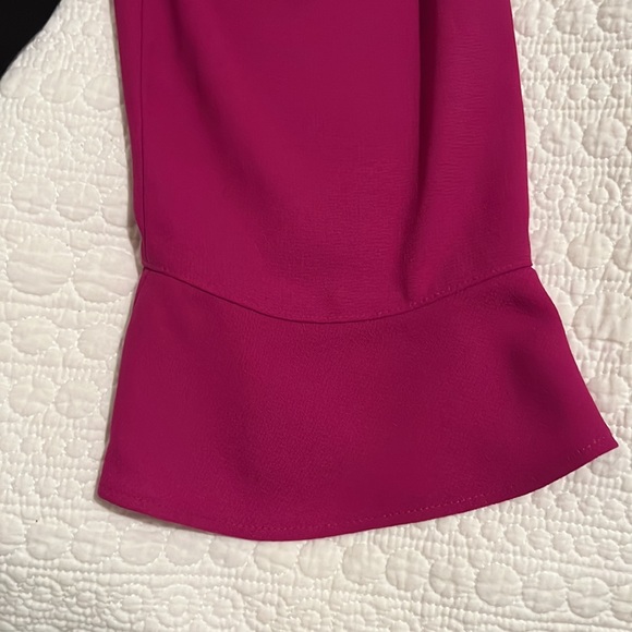 Two TALBOTS TOPS : 2(two) ladies M :black & fuchsia pink - Picture 9 of 11